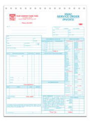 HVAC Service Invoice