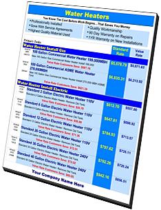 Click for Flat Rate Price Book Sample in PDF format